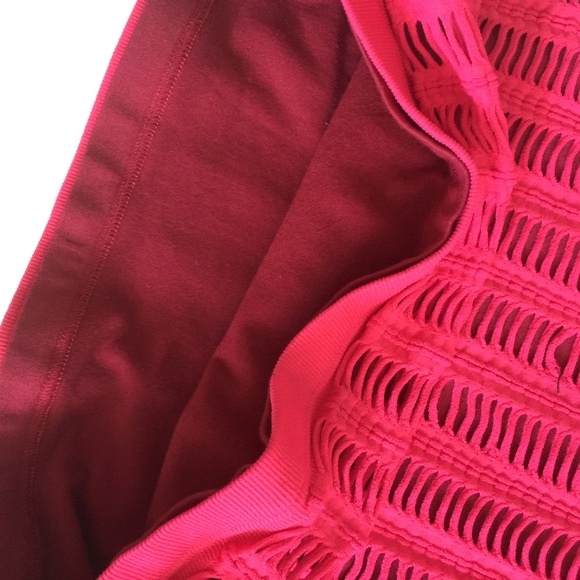 Bebe off Shoulder Cutout Bodycon Dress In Hot Pink - Picture 7 of 8